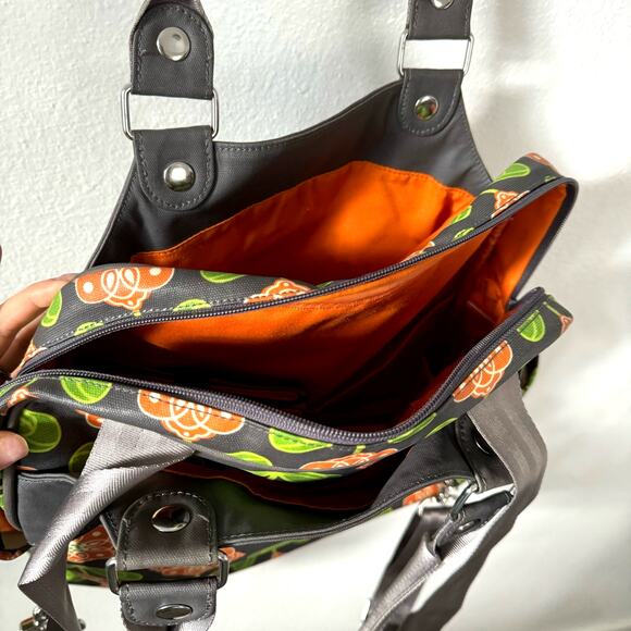 Petunia Pickle Bottom Santiago Sunset Sashay Satchel Floral Backpack Diaper Bag - Picture 10 of 10